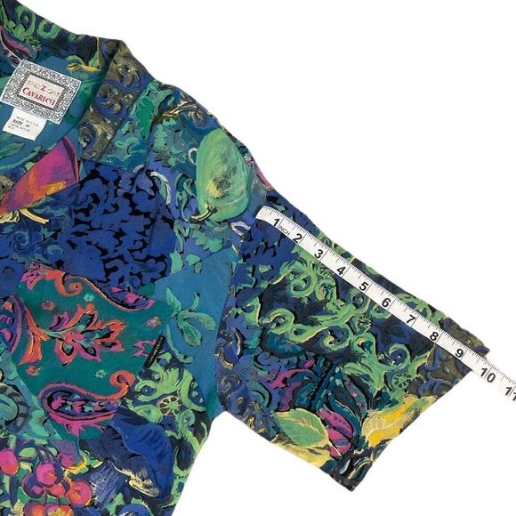 Z Cavaricci Abstract Patterned Button down shirt size medium - Picture 6 of 10